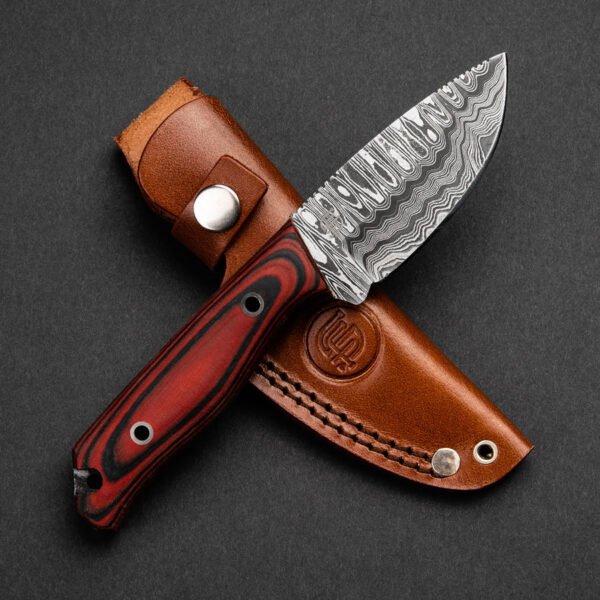 Hunter Damascus Steel Fixed Blade Knife